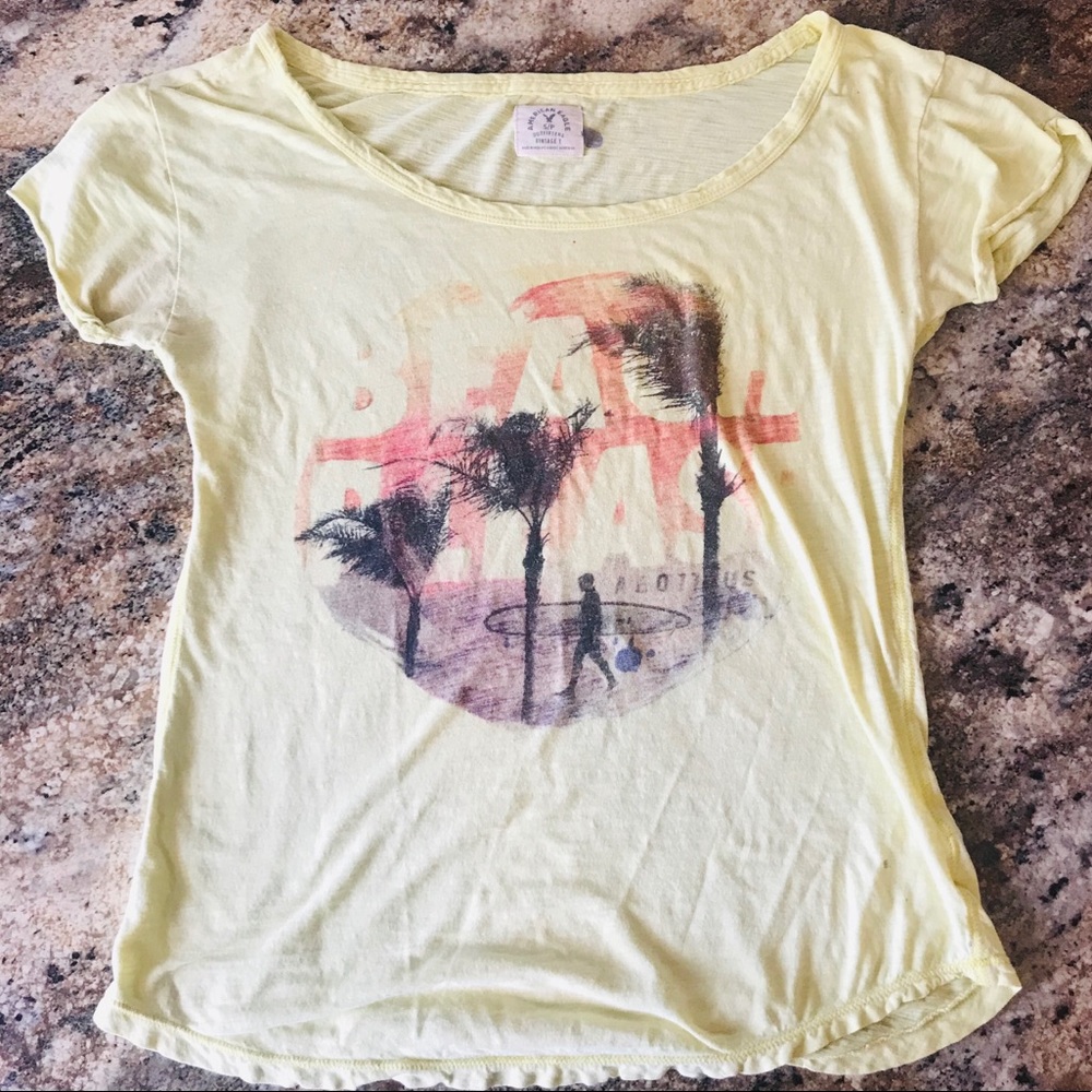 🏖BEACH PLEASE🏖 American Eagle Vintage Tee